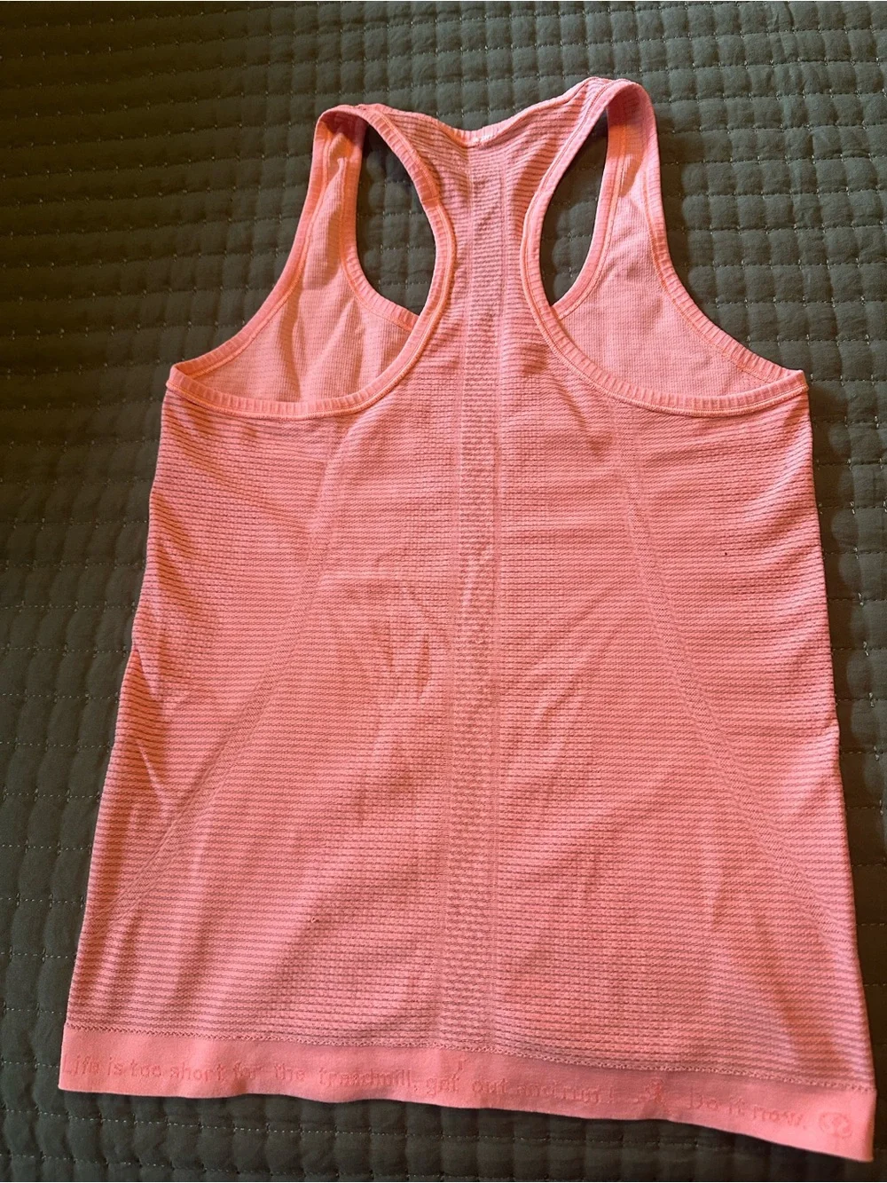 lululemon athletica Coral Pink Racerback Tank